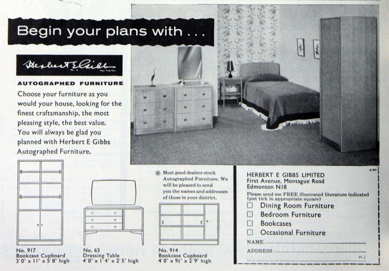 Before making Drying Racks, the Gibbs name was associated to furniture.