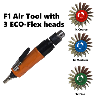 F1 Air Tool with 3 ECO-Flex heads